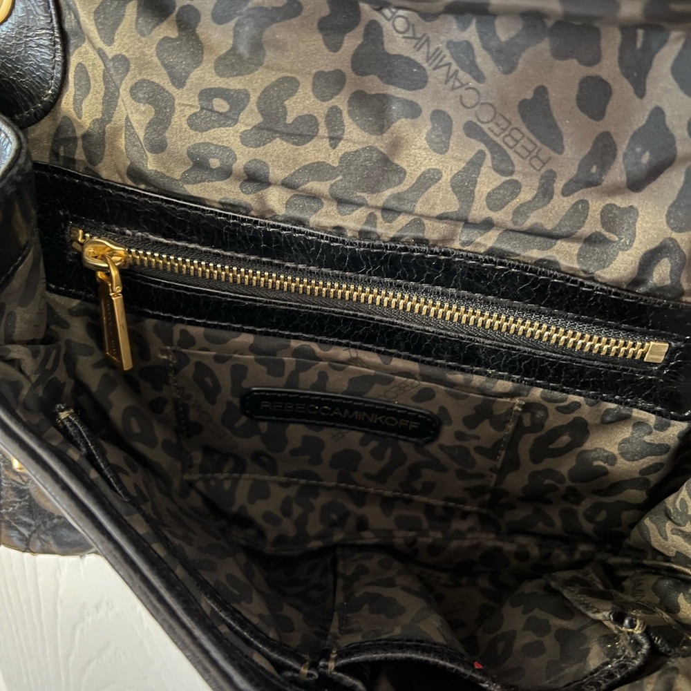 Rebecca Minkoff Black Studded Shoulder Bag - Picture 3 of 4